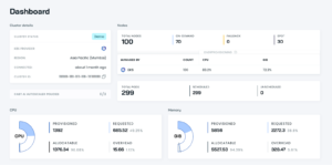 CAST.ai Dashboard