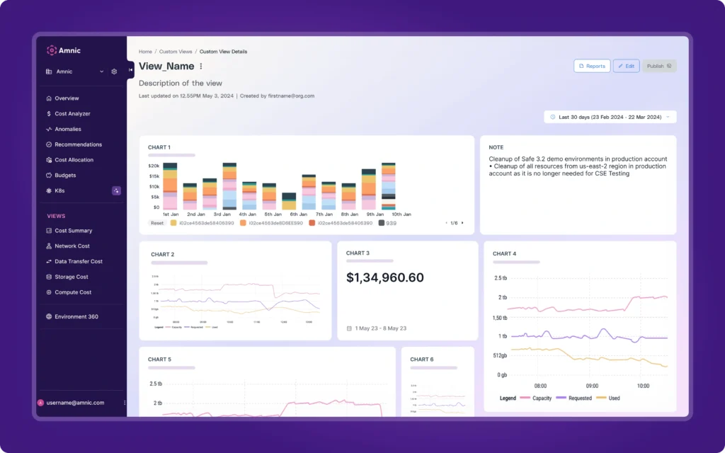 Amnic Dashboard