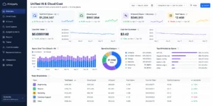 Example unified cost dashboard showing cloud and AI spend (1)